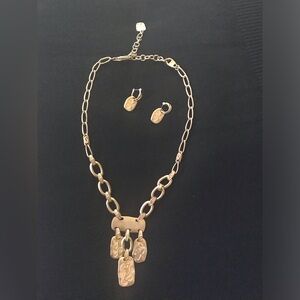 Vintage LCI Liz Claiborne necklace and earrings